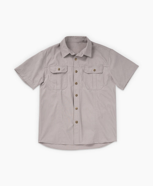 Casual Cotton Cargo Shirt