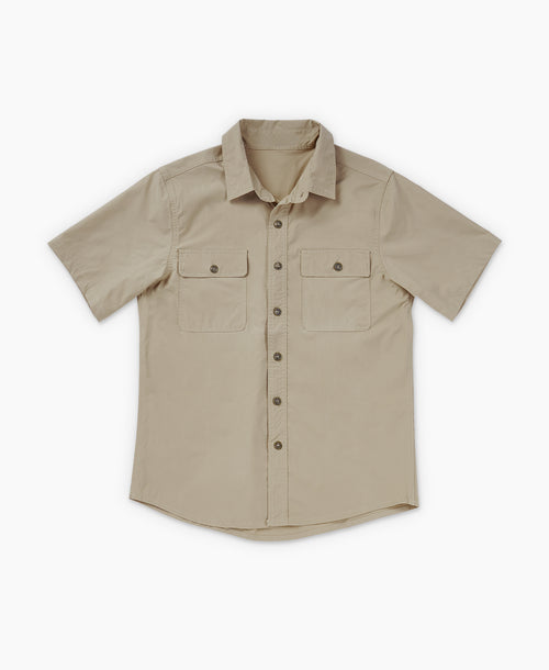 Casual Pocket Short Sleeve Shirt
