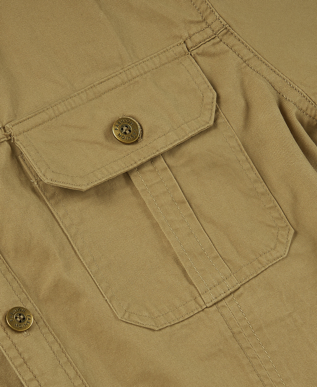 Casual Cotton Cargo Shirt