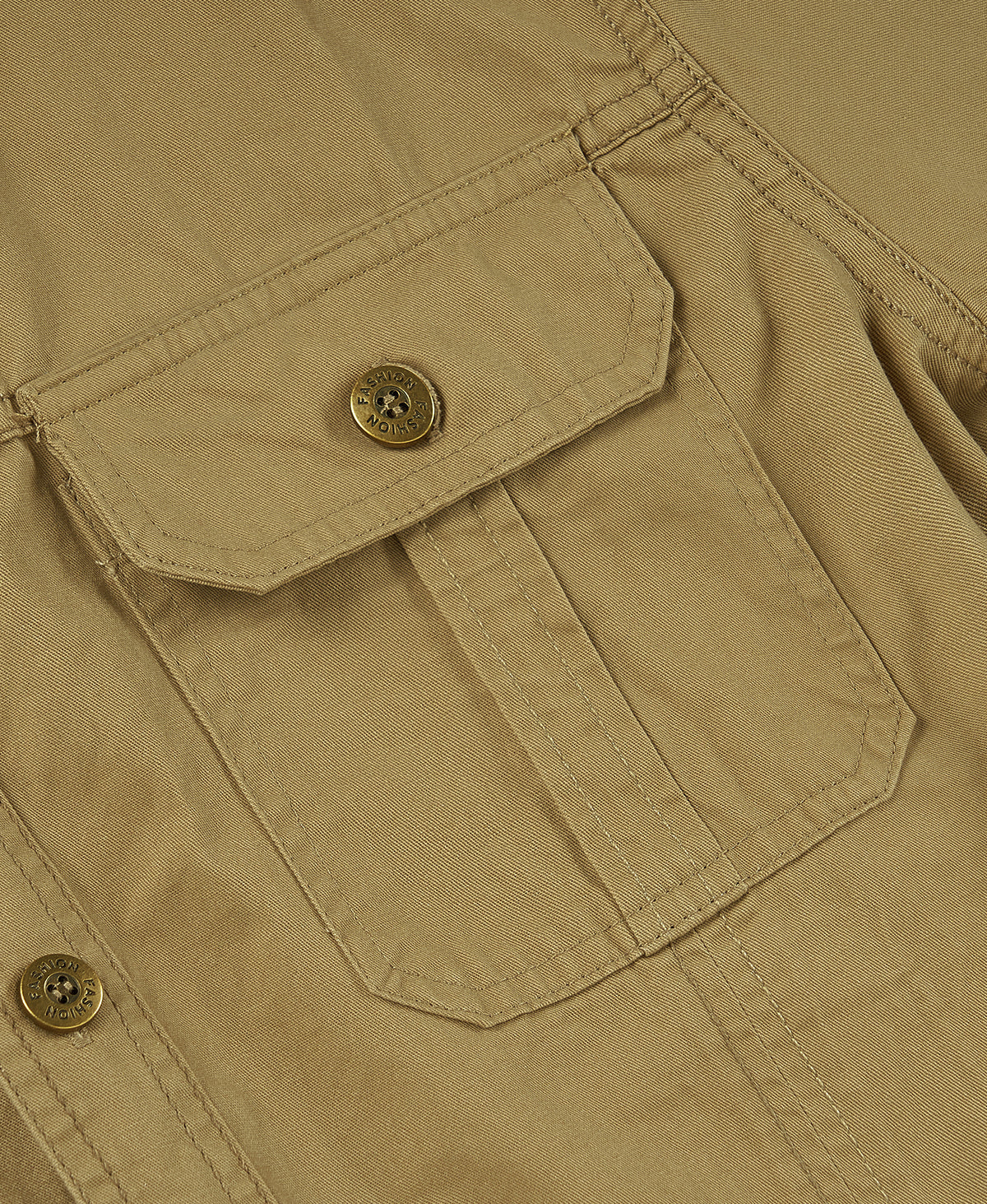 Casual Cotton Cargo Shirt