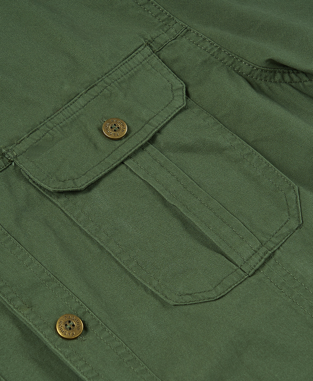 Casual Cotton Cargo Shirt