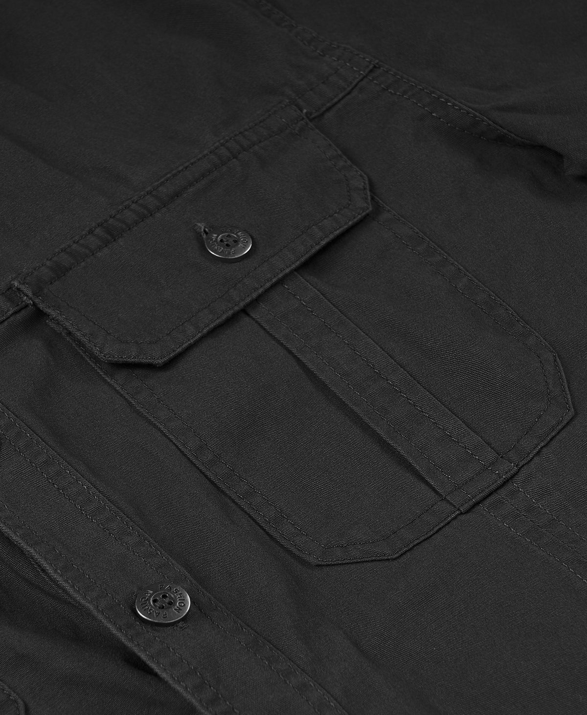 Casual Cotton Cargo Shirt