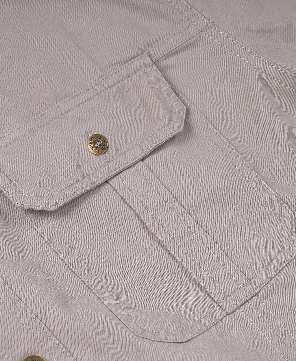 Casual Cotton Cargo Shirt