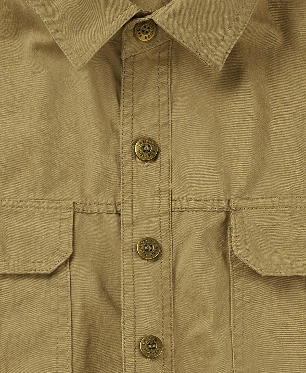 Casual Cotton Cargo Shirt