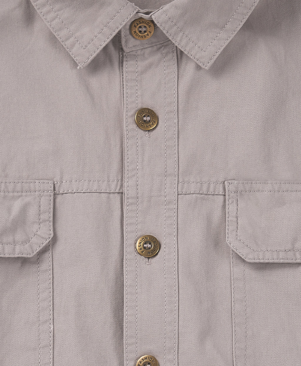 Casual Cotton Cargo Shirt