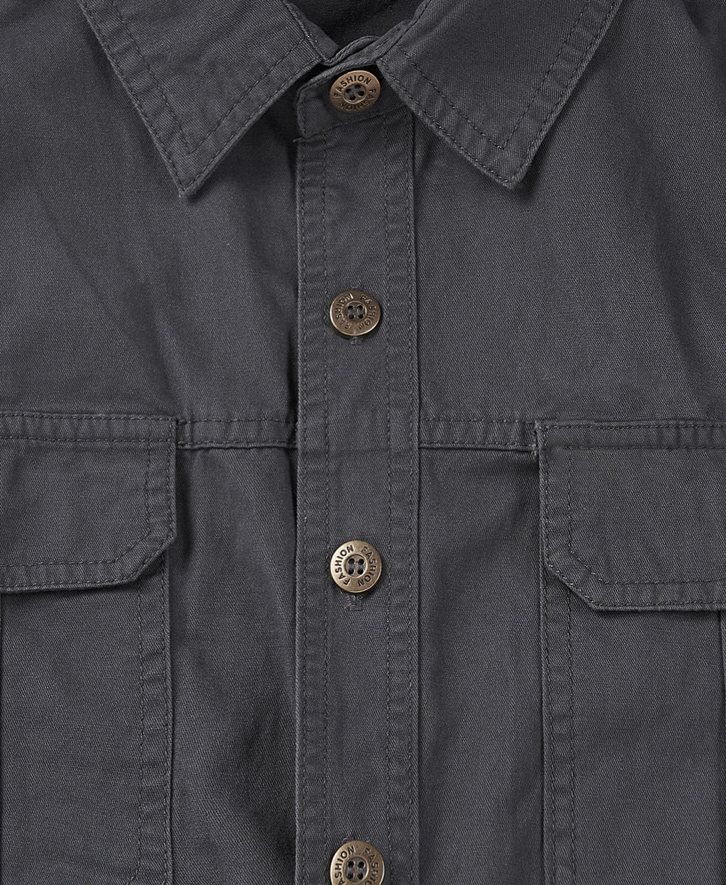 Casual Cotton Cargo Shirt