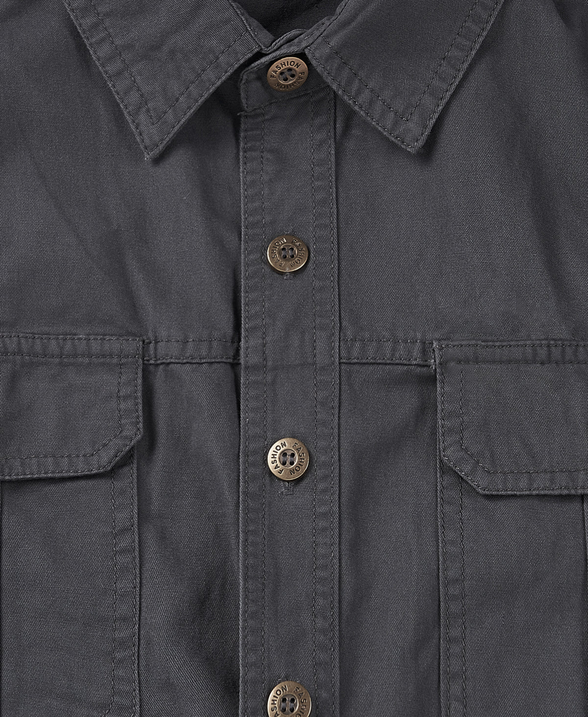 Casual Cotton Cargo Shirt