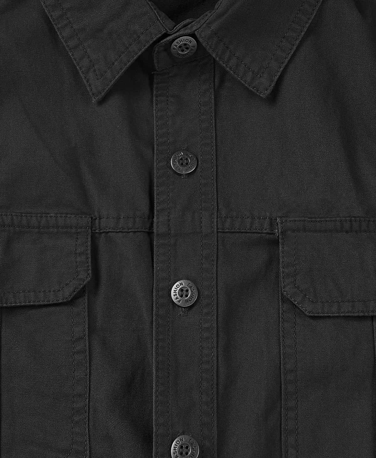 Casual Cotton Cargo Shirt