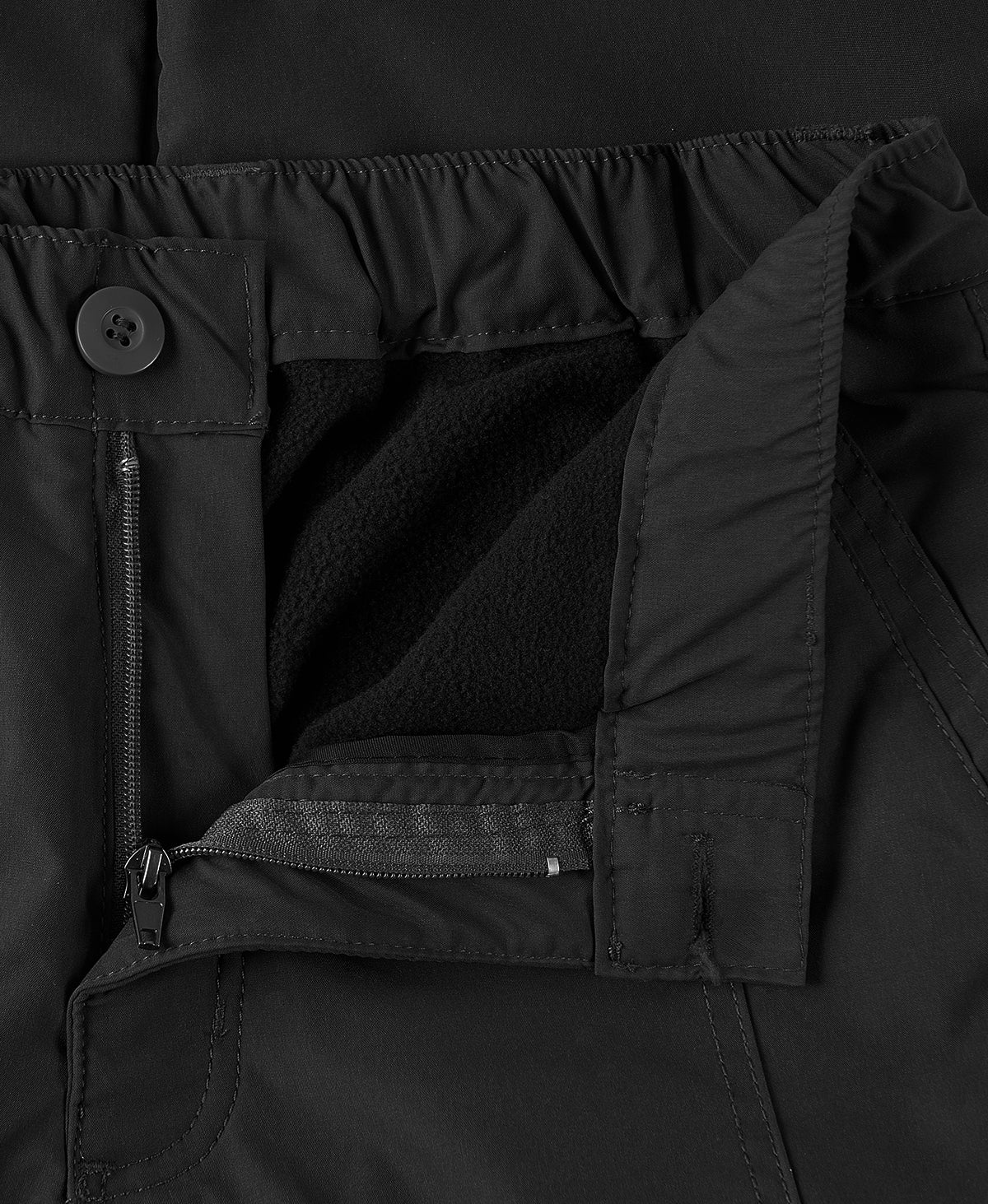 Casual Multi-Pocket Fleece Cargo Pants